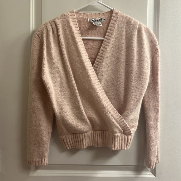 Cropped Light Pink Sweater - Picture 1 of 5